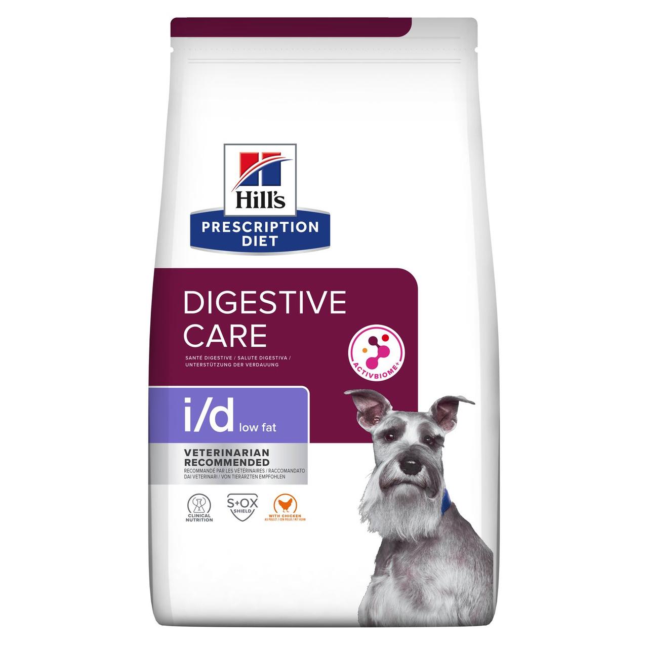 Сухий корм Хіллс Hills PD Canine Digestive Care i/d Low Fat 1.5 кг для літніх собак з куркою