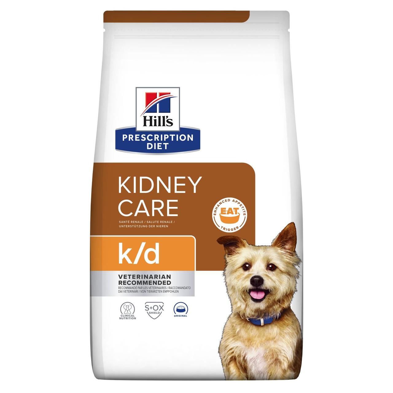 Лікувальний сухий корм Хіллс Hills PD Canine k/d Kidney Care для собак 1.5 кг
