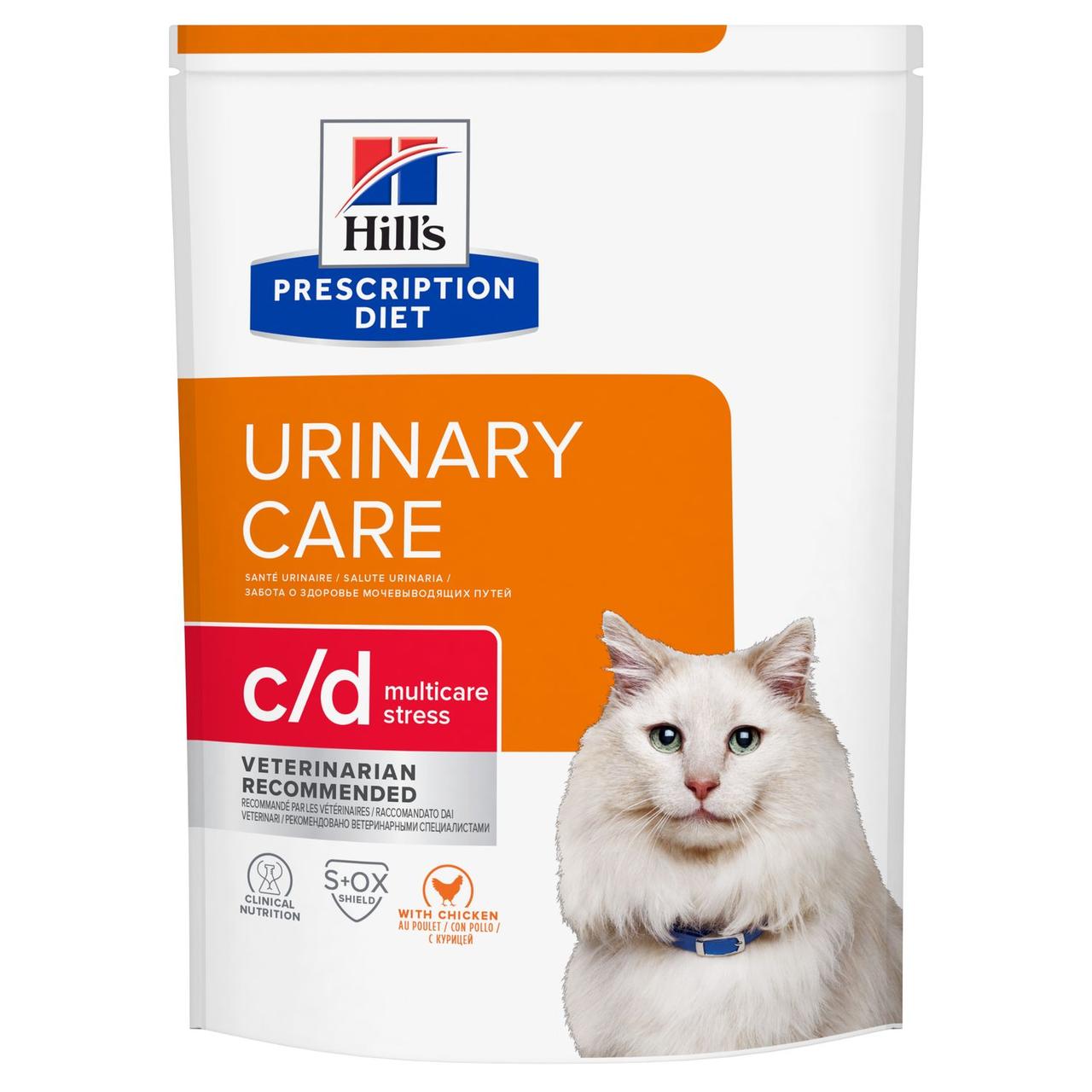 Сухий корм для кішок Хіллс Hill's PD c/d Multicare Stress догляд за сечовивідною системою при дії стресових факторів 3 кг
