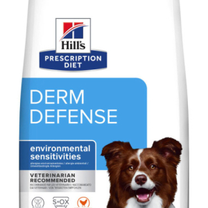 Лікувальний корм для собак Хіллс Hills PD Derm Defense з куркою корм для підтримання функції шкіри 1.5 кг