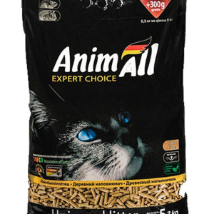 Деревний наповнювач для котячого туалету AnimAll Universal litter 5.3 л
