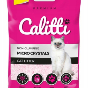 Силікагелевий наповнювач для котячого туалету Calitti Micro Crystals 3.8 л