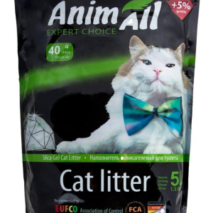 Силікагелевий наповнювач для котячого туалету AnimAll Зелений смарагд 5 л