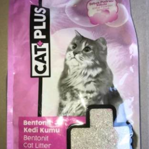 Наповнювач бентонітовий CatPlus (КетПлюс) з запахом дитячої пудри 5 л (4,25 кг)