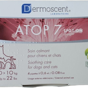Dermoscent (Дермосент) ATOP 7 spot-on для котів та собак 0-10 кг (4піп.х0.6мл)