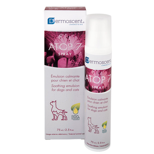 Dermoscent (Дермосент) ATOP 7 Spray заспокійливий спрей при алергії для собак і котів 75 мл (термін до 06.2027 р)