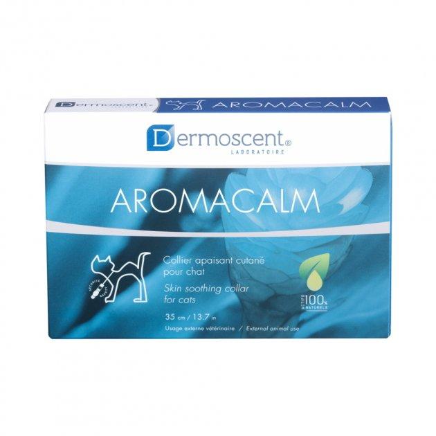 Dermoscent AROMACALM (синій) заспокоюючий шкіру нашийник для котів, 35 см