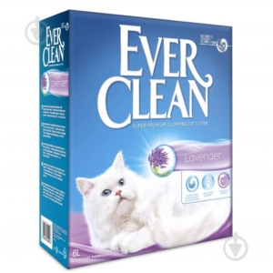 Ever Clean Наповнювач для котячого туалету з ароматом Лаванда 6 л