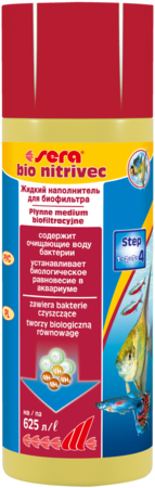 SERA Bio Nitrivec (Біо Нітривек) Рідкий наповнювач для біофільтра (суміш корисних бактерій) 250 мл на 625 л