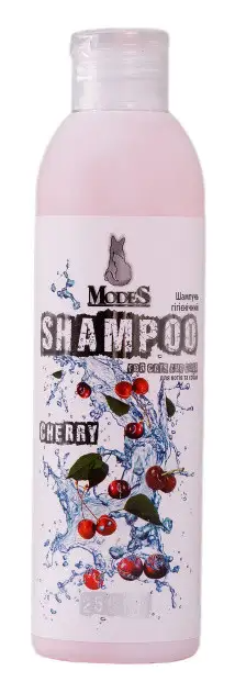 Шампунь Modes Fruit boom Cherry шампунь Модес Фруктовий з ароматом вишні для кішок і собак - 250 мл.