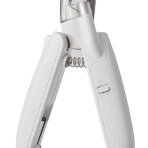 Кігтеріз AnimAll Groom для котів і собак з LED підсвічуванням і контейнером для збору кігтів (білий)