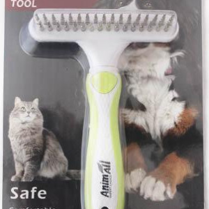Гребінець-граблі AnimAll Groom для тварин (Зелена)