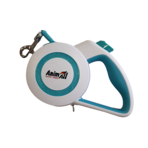 Повідець-рулетка AnimAll Reflector MS7110-3M S до 15 кг 3 м (Біло-блакитний)