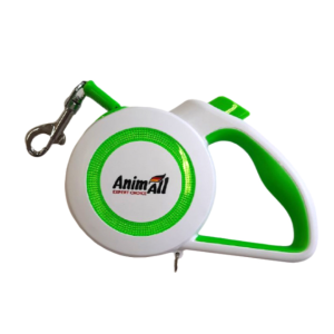 Повідець-рулетка AnimAll Reflector MS7110-3M S до 15 кг 3 м (Салатово-Білий)