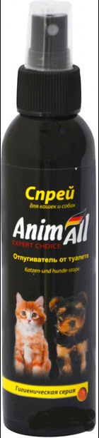 AnimAll Спрей для захисту місць не призначених для туалету для котів та собак 150 мл