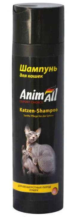 AnimAll шампунь для кішок безшерстих порід 250мл