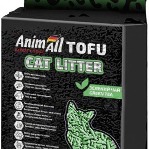Наповнювач для котячого туалету AnimAll ТОФУ Зелений чай 4.7 кг / 10 літрів