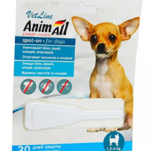 AnimAll VetLine Spot-On для собак 1,5-4 кг (0,8 мл)