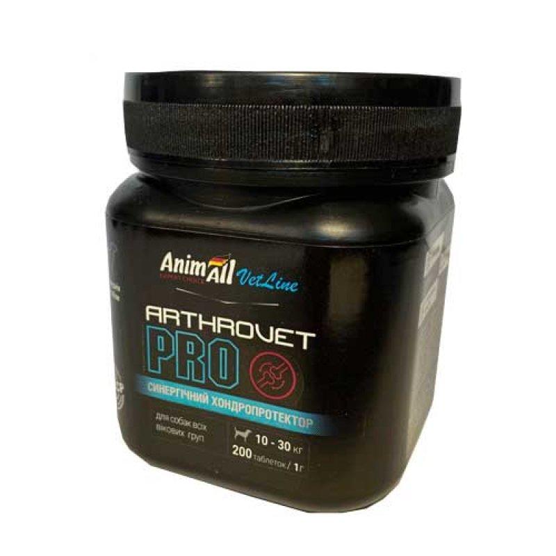 AnimAll VetLine Arthrovet PRO для середніх порід собак (1 г х 200 т)