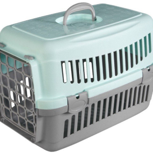 Переноска для котів та собак Animall CNR-102 (48.5х32.5х32.5 см) Сіро-м'ятна