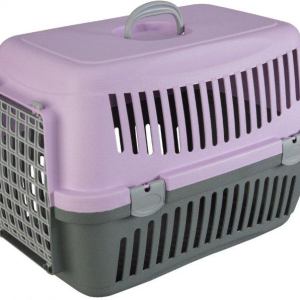 Переноска для кішок і собак Animall CNR-134 (58х42х42 см) Сіро-фіолетова