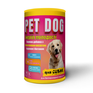 Вітаміни PET DOG «Енергія молодості» (Круг)