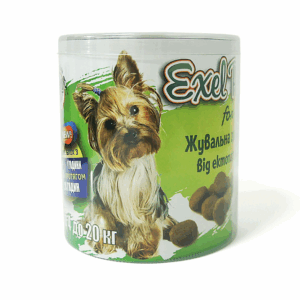 "Exel Pet" - Жувальна гранула від ектопаразитів 4-20 кг №15 (Круг)