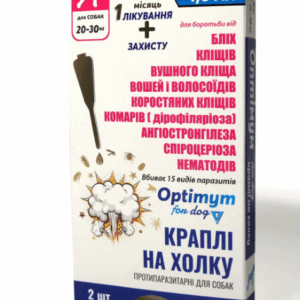 "OPTIMYM" - краплі для собак 20-30 кг, 4.8 мл №2 (Круг)