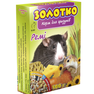 Корм "Золотко" для гризунів "Ремі" 500 г (Круг)