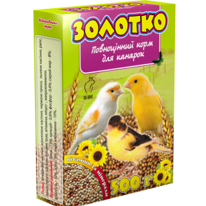 Корм "Золотко" для канарок 500 г (Круг)