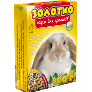 Корм "Золотко" для кроликів 500 г (Круг)