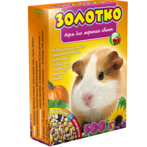Корм "Золотко" для морських свинок 500 г (Круг)