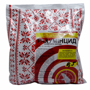 "Ракумінцід" - високоефективна отрута для мишей і щурів, 500 г (Круг)