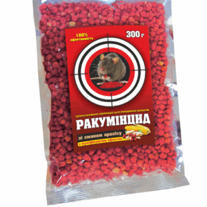 "Ракумінцід NEW" - високоефективна отрута для мишей і щурів, 300 г (Круг)