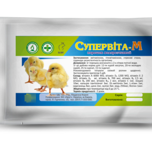 "Супервіта-М" - вітамінно-мінеральний комплекс для сг птиці, 1 г (Круг)