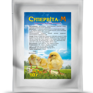 "Супервіта-М" - вітамінно-мінеральний комплекс для сг птиці, 10 г (Круг)