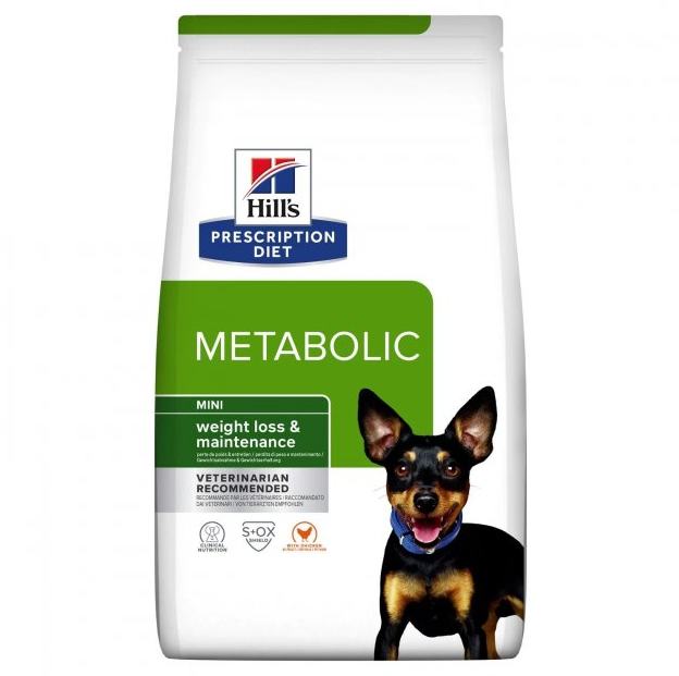 Сухий корм Хіллс Hill's PD Metabolic Mini для собак малих порід при ожирінні та зайвій вазі 1 кг