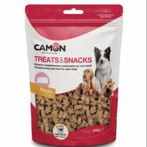 "Camon Treats & Snacks" - ласощі для дресирування собак "Зірочки" свинина та кальцій, 450г