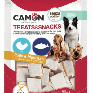 "Camon Treats & Snacks" - ласощі для собак "Сендвіч безглютеновий з куркою та рибою" , 80г