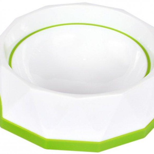 Миска для собак AnimAll 0259 Діамант PS8007 500 мл Зелена/біла
