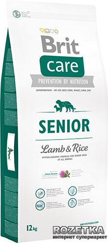 Сухий корм для літніх собак усіх порід Brit Care Senior All Breed Lamb & Rice 12 кг