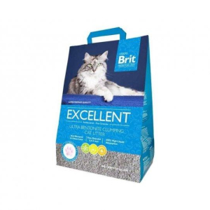 Наповнювач бентонітовий для котячого туалету дрібний Brit Fresh Excellent 10 кг