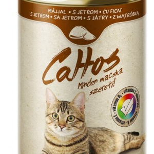 Вологий корм "Cattos" з печінкою, 415г