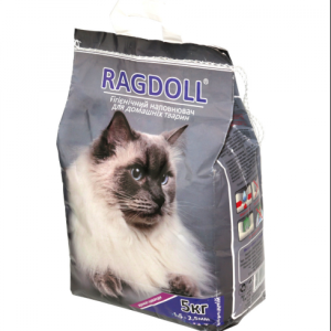 Наповнювач для котячого туалету "Ragdoll" середній 5 кг (синій)