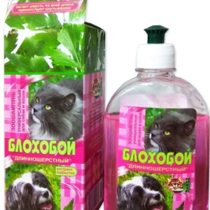 Зоошампунь "Блохобой Довгошерсті,", 200 мл, Норис