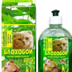 Зоошампунь "Блохобой Кропив'янка," 200 мл, Норіс