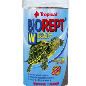 Сухий корм для водоплавних черепах Tropical у паличках "Biorept W" 1 л300г