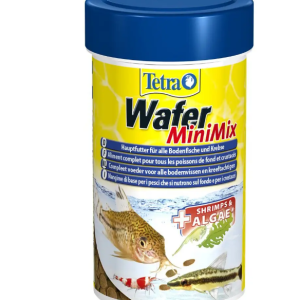 Сухий корм для акваріумних риб Tetra в пластинках «Wafer mini Mix» 100 мл (для донних риб)