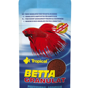 Сухий корм для акваріумних риб Tropical в гранулах «Betta Granulat» 5 г (для півників)