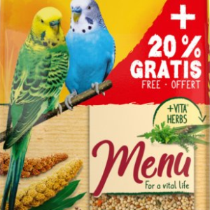 Корм для волнистых попугаев Vitakraft "Premium Menu" 1 кг + 20 %